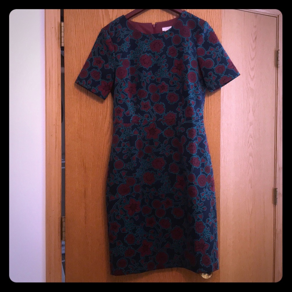 Floral j crew dress